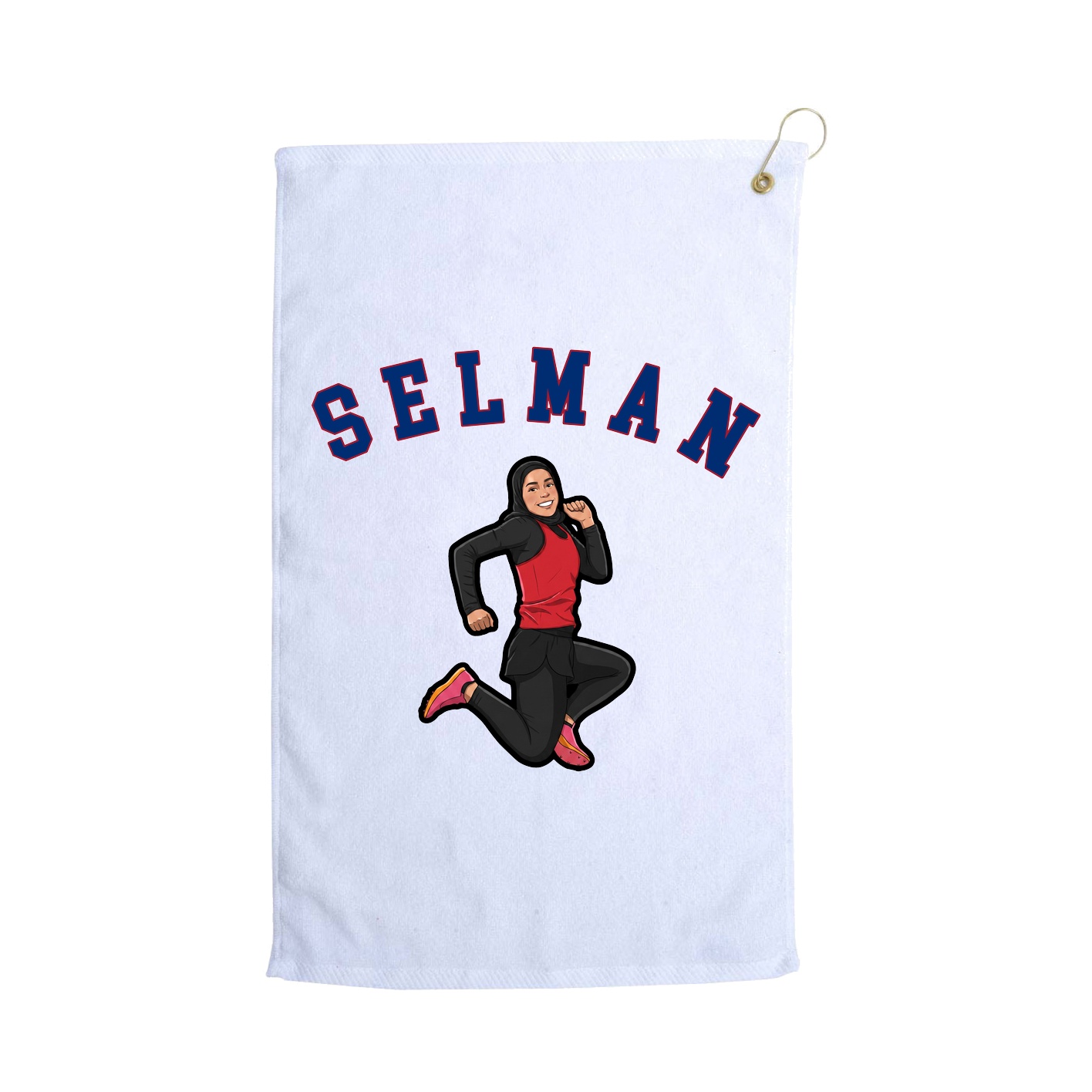 Golf Towel — Shirsey Arch in White