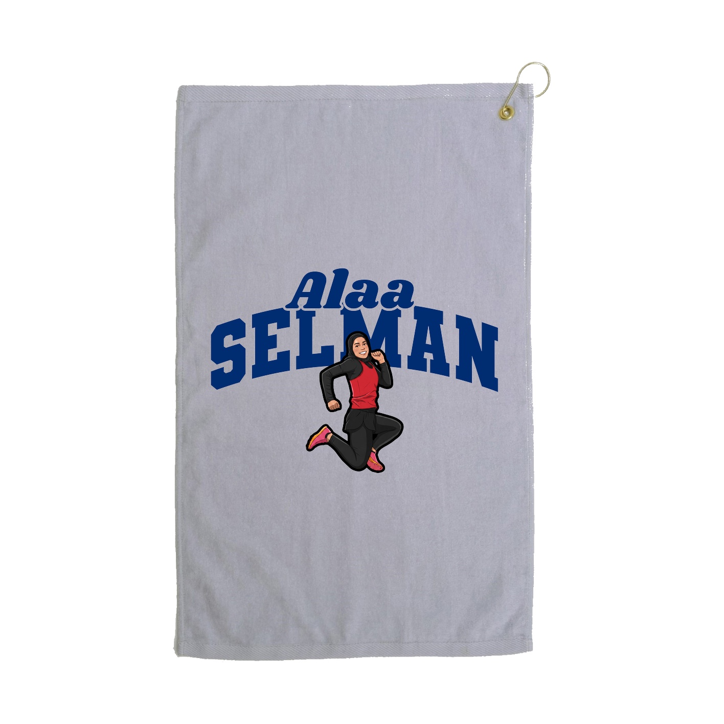 Golf Towel — Signature Arch in Grey