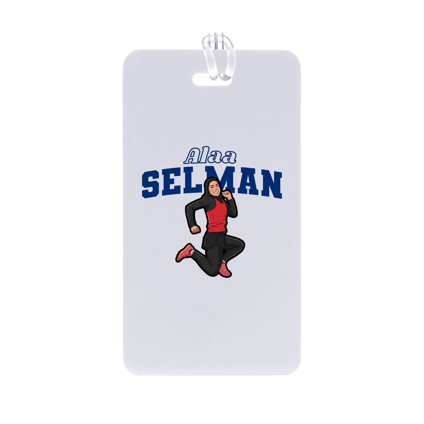 Bag Tag — Name Arch in Classic