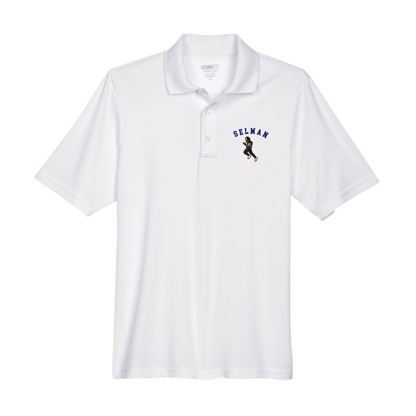Performance Polo — Shirsey Arch in White