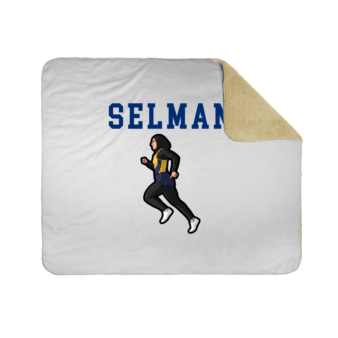 Throw Blanket — Shirsey in White