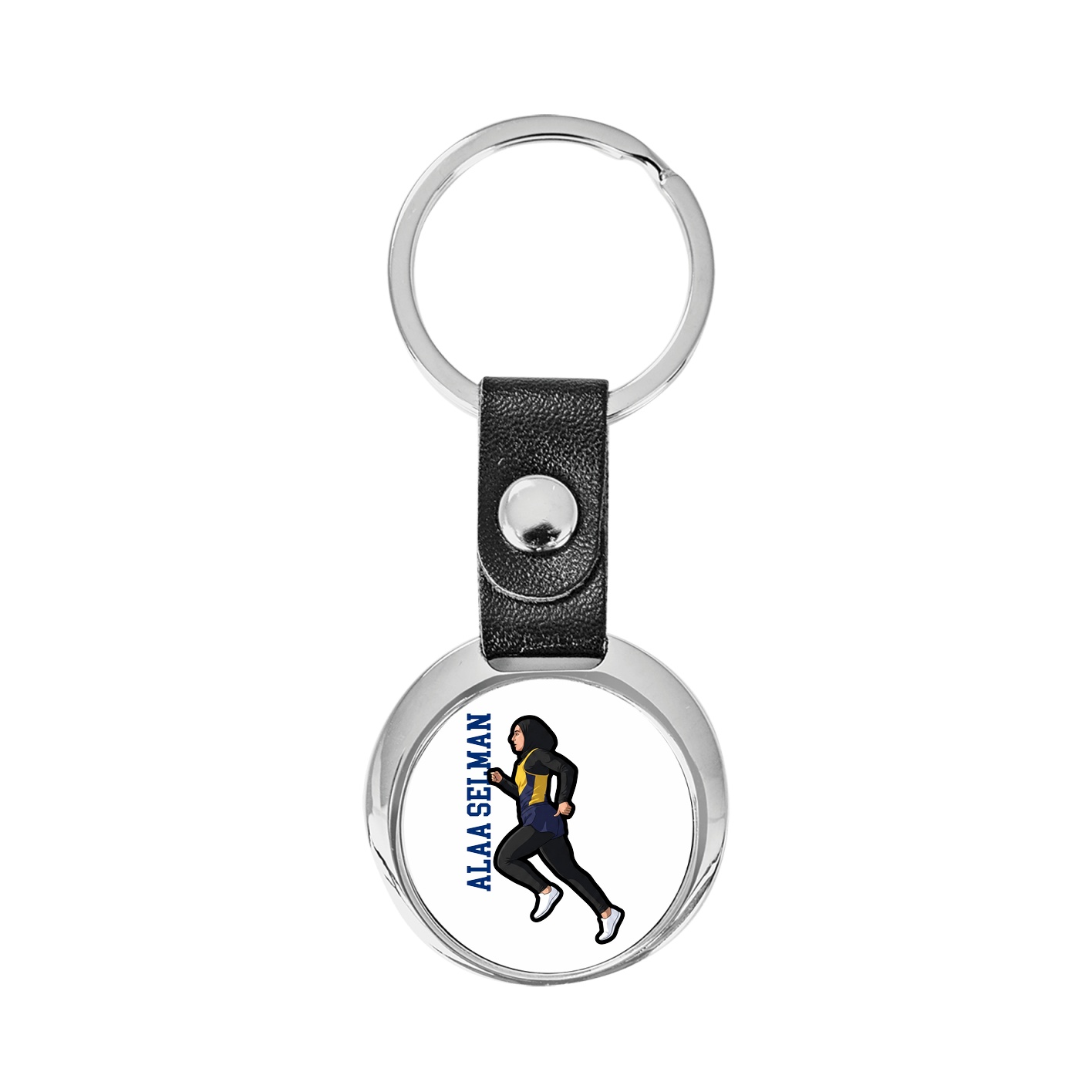 Key Chain — Name Vertical in Classic