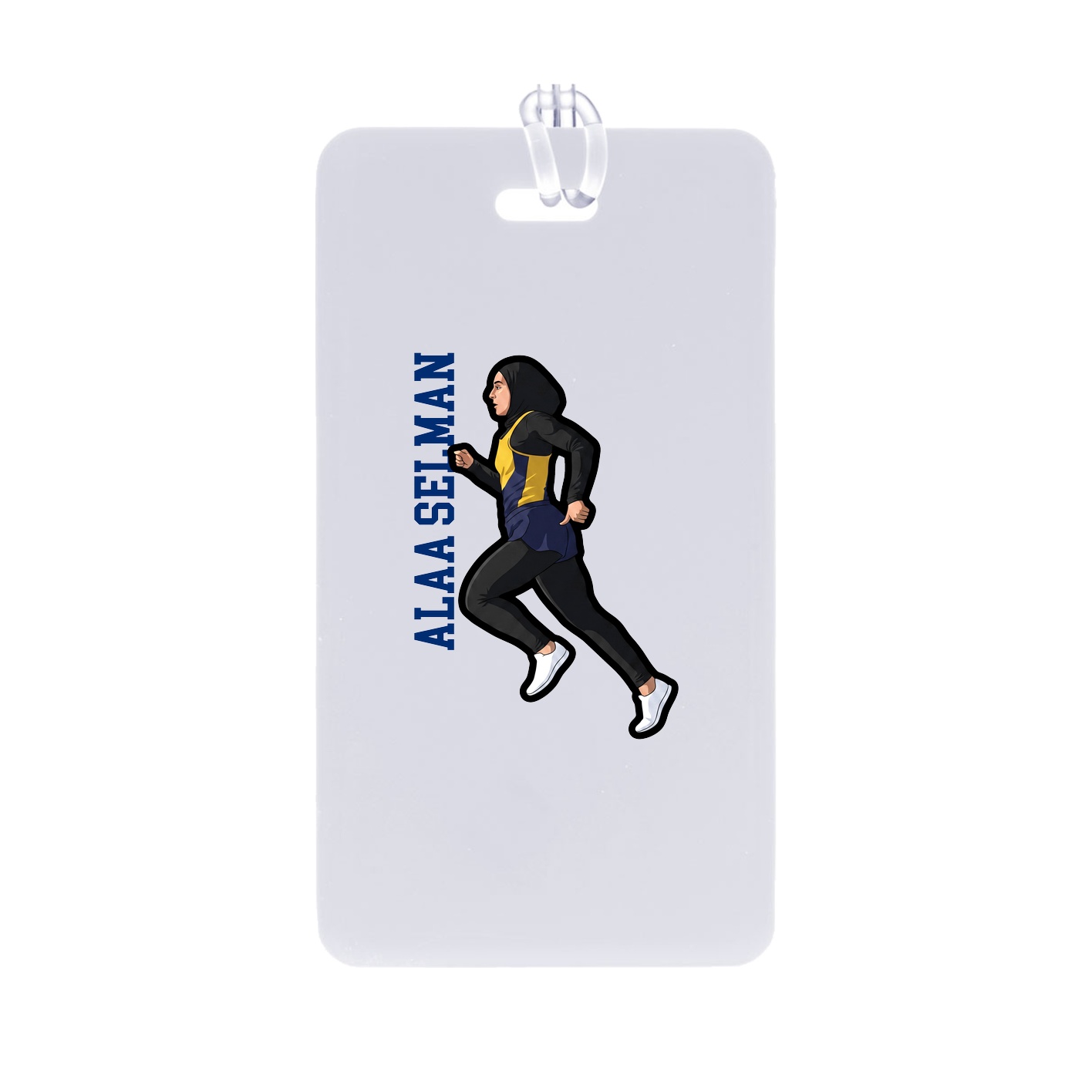 Bag Tag — Name Vertical in Classic