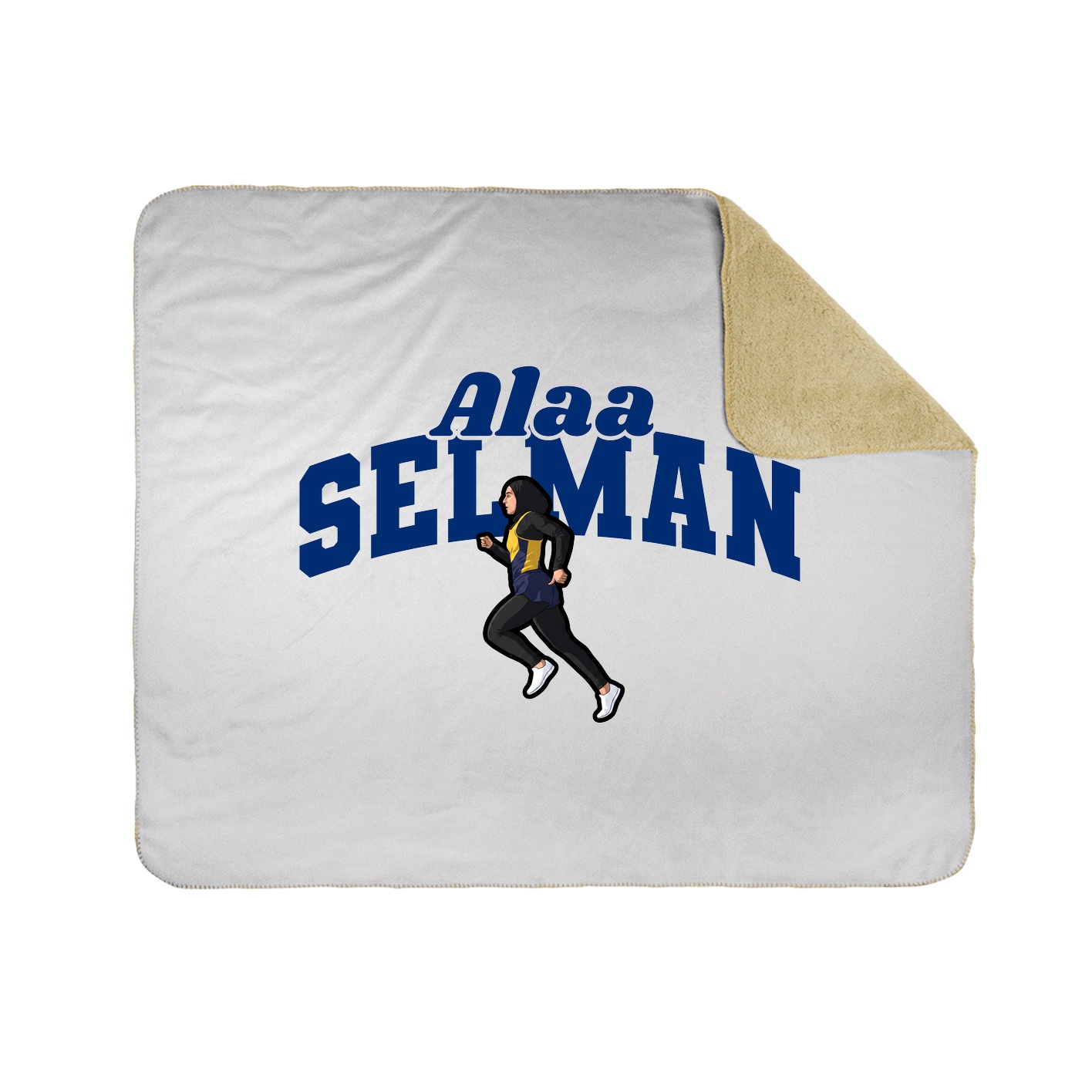 Throw Blanket — Signature Arch in White