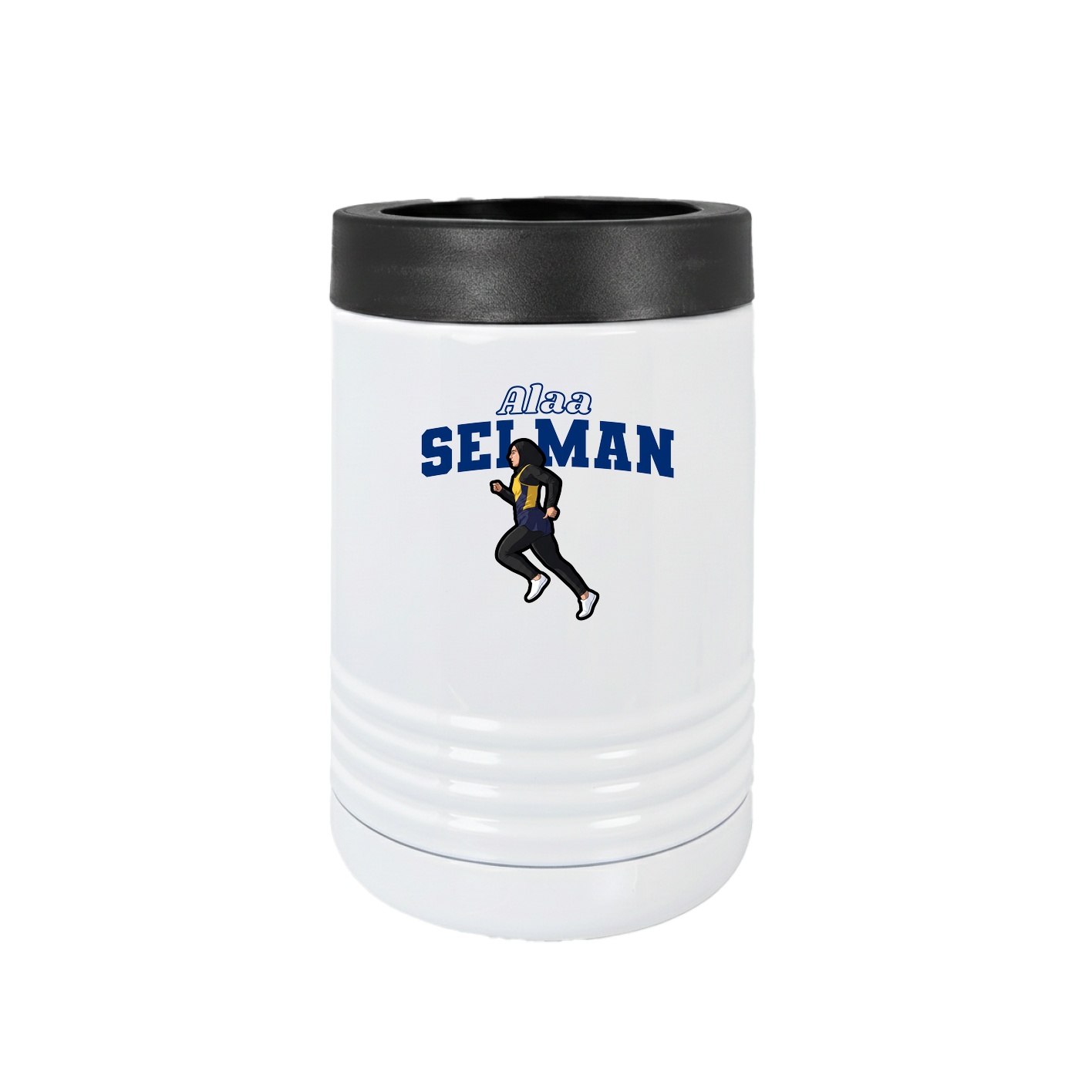 Beverage Holder — Name Arch in White