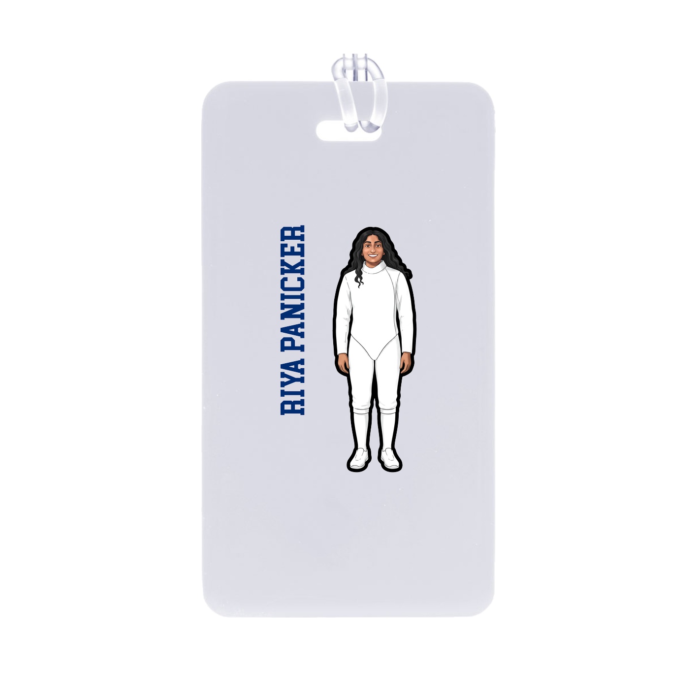 Bag Tag — Name Vertical in Classic
