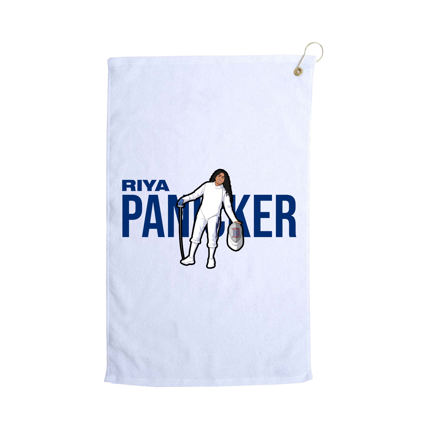 Golf Towel — Player Name in White