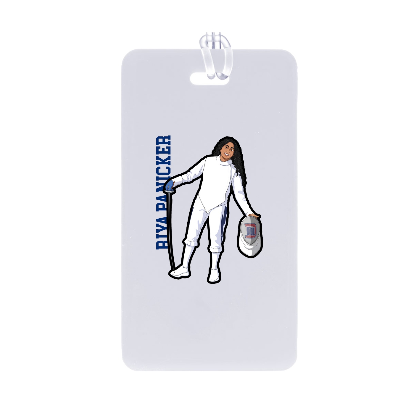 Bag Tag — Name Vertical in Classic