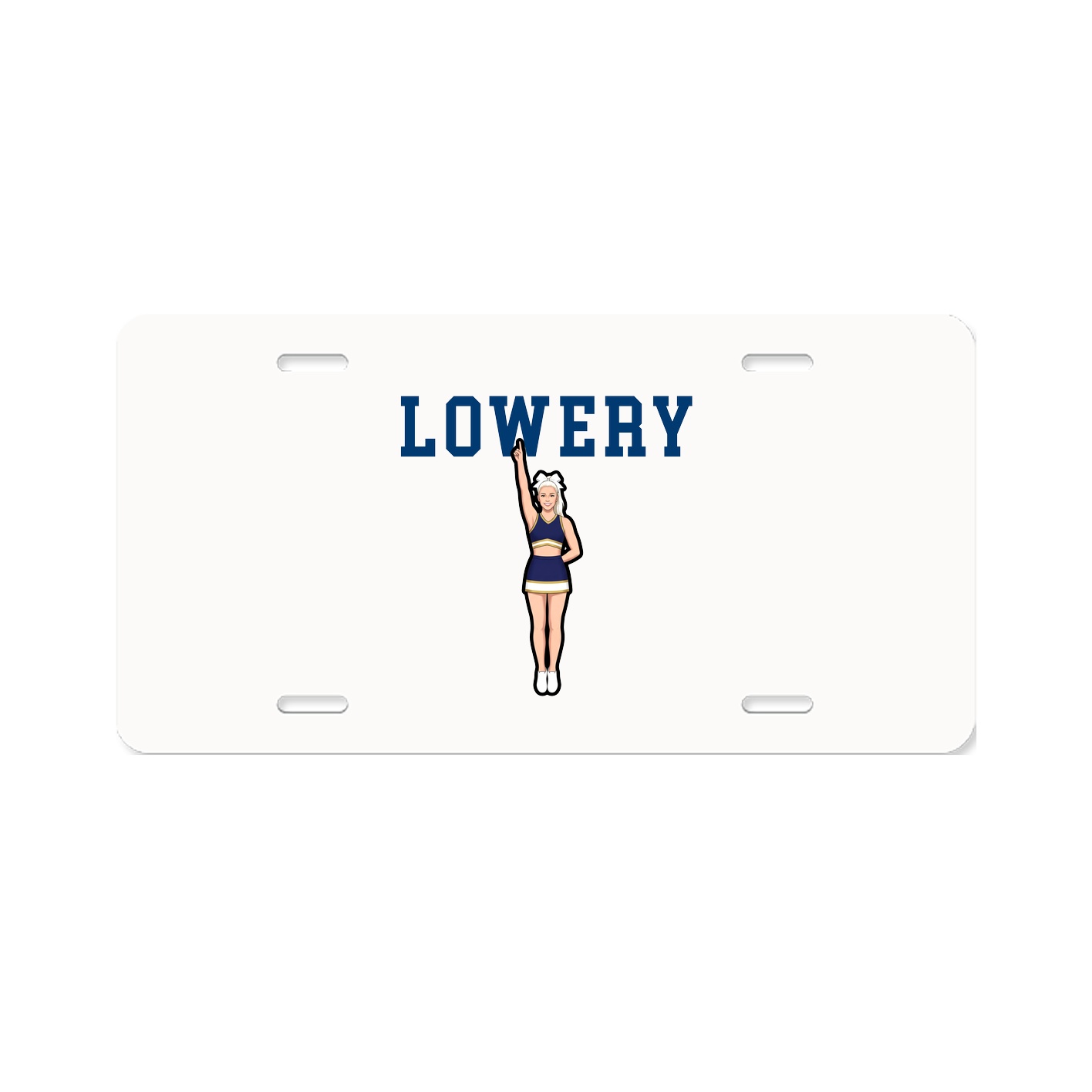 License Plate — Shirsey in Classic