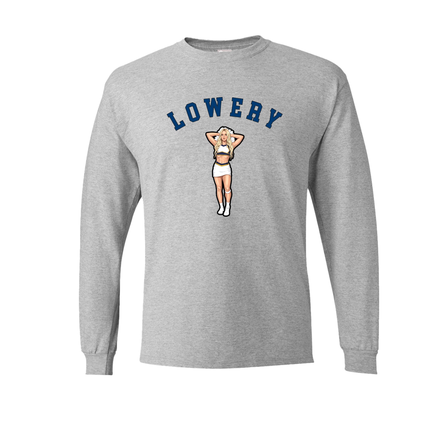 Long Sleeve Tee — Shirsey Arch in Grey