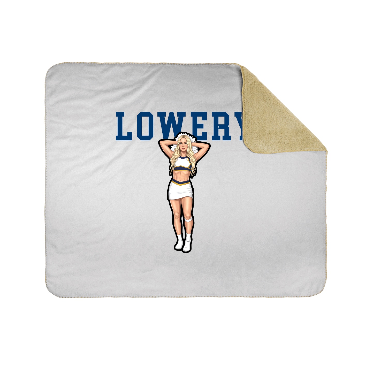 Throw Blanket — Shirsey in White