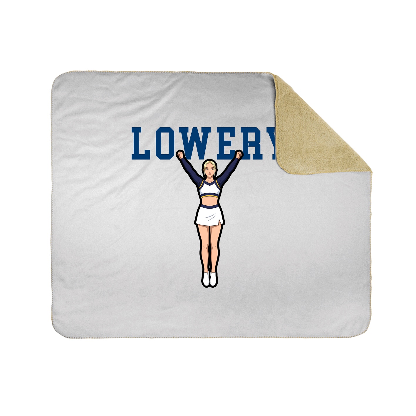 Throw Blanket — Shirsey in White