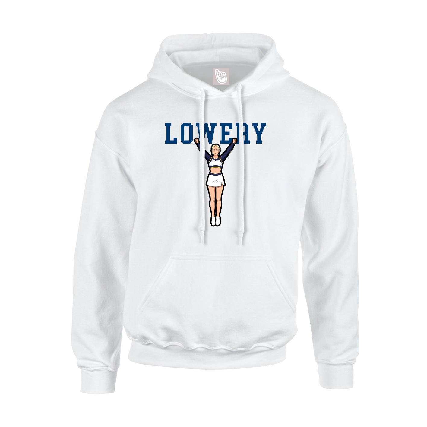 Hoodie — Shirsey in White