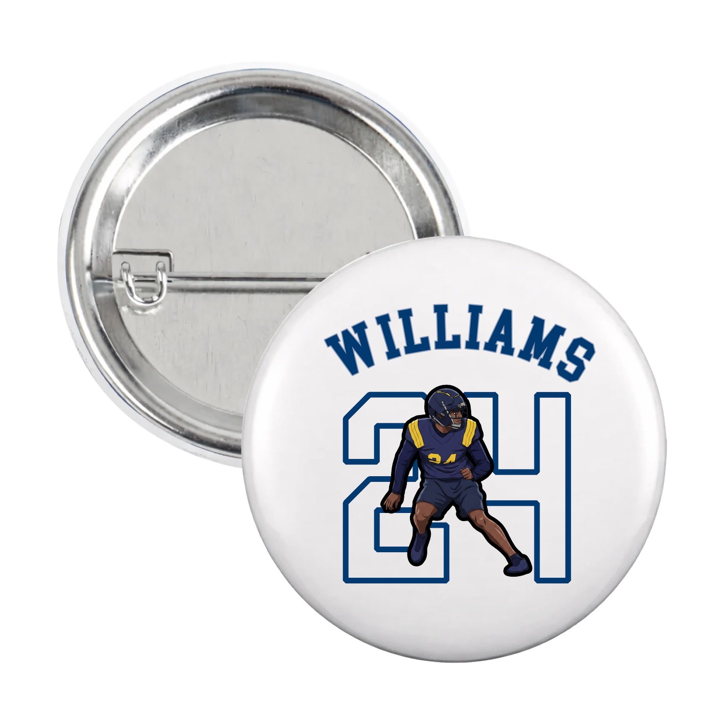 Game Day Button — Shirsey Arch in White