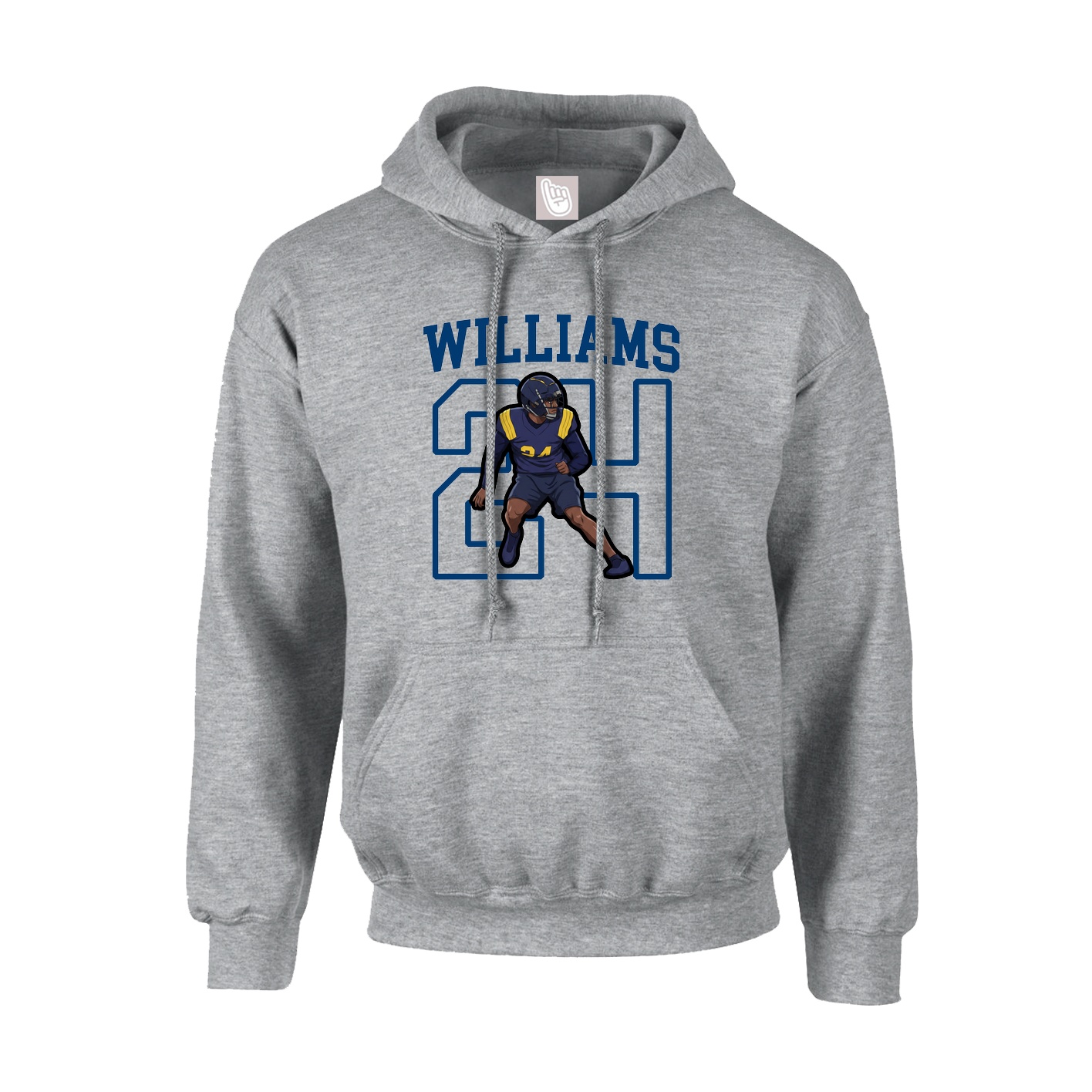 Hoodie — Shirsey in Grey