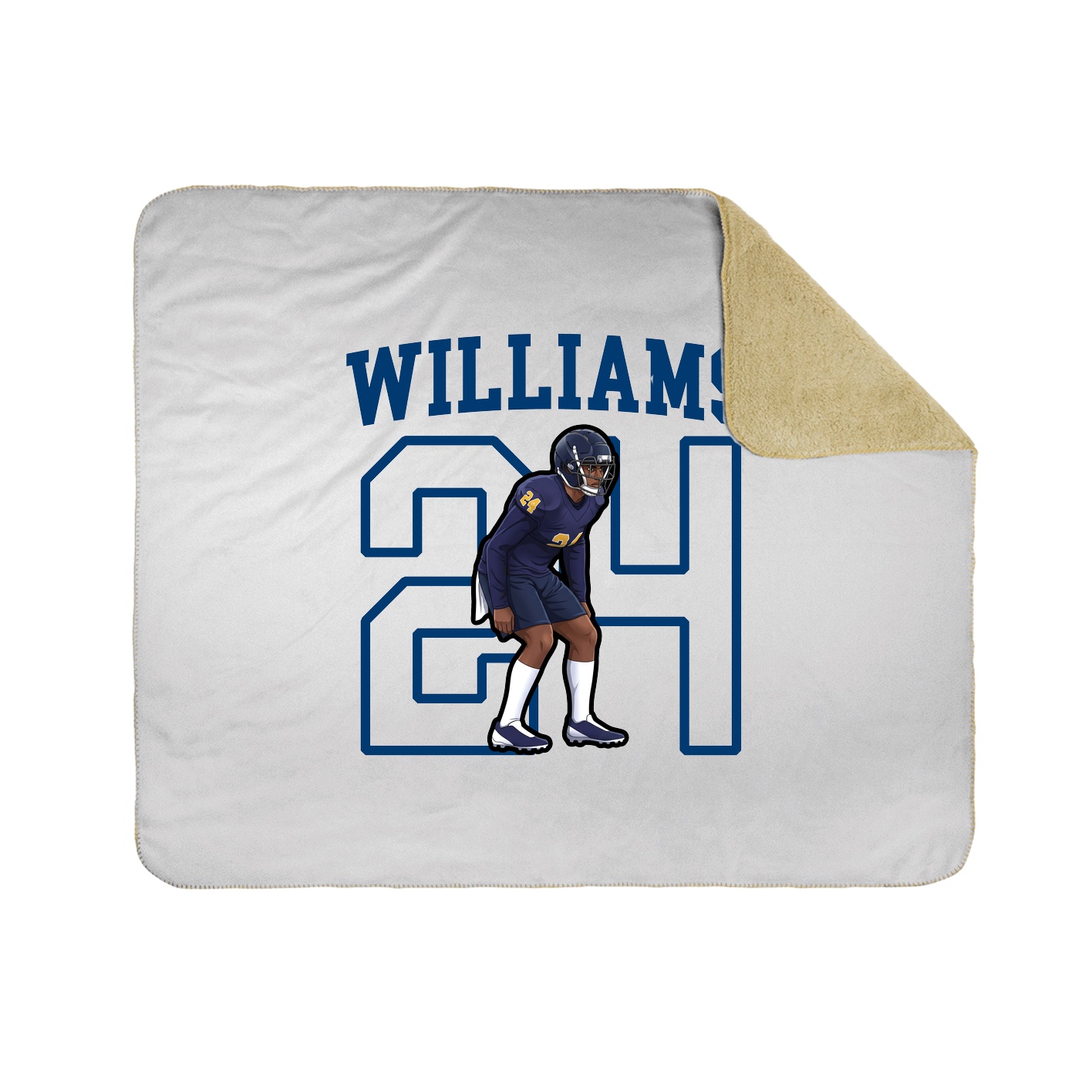 Throw Blanket — Shirsey in White