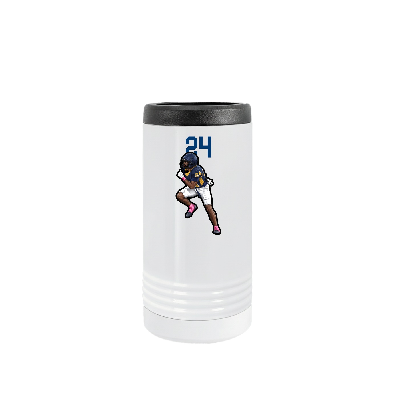 Slim Beverage Holder — Number Top in White
