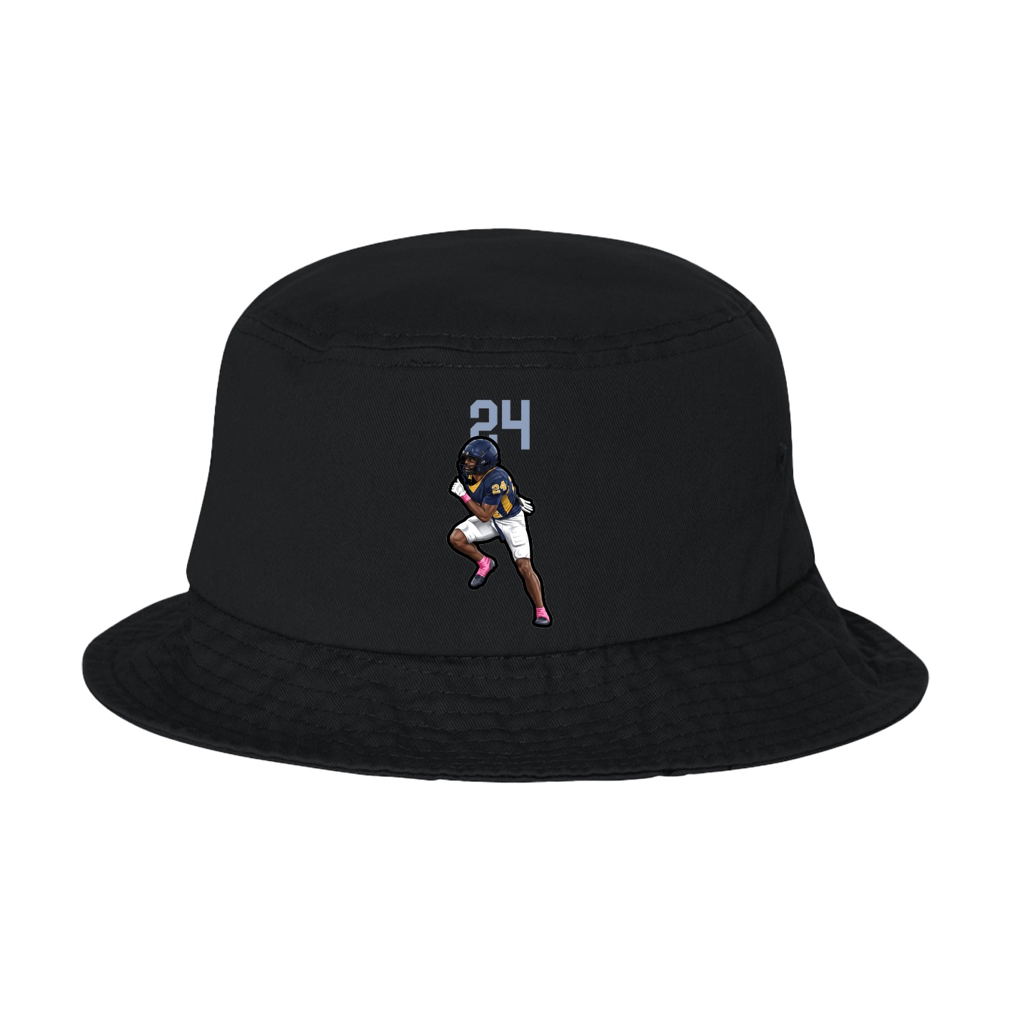 Bucket Cap — Number Top in Black