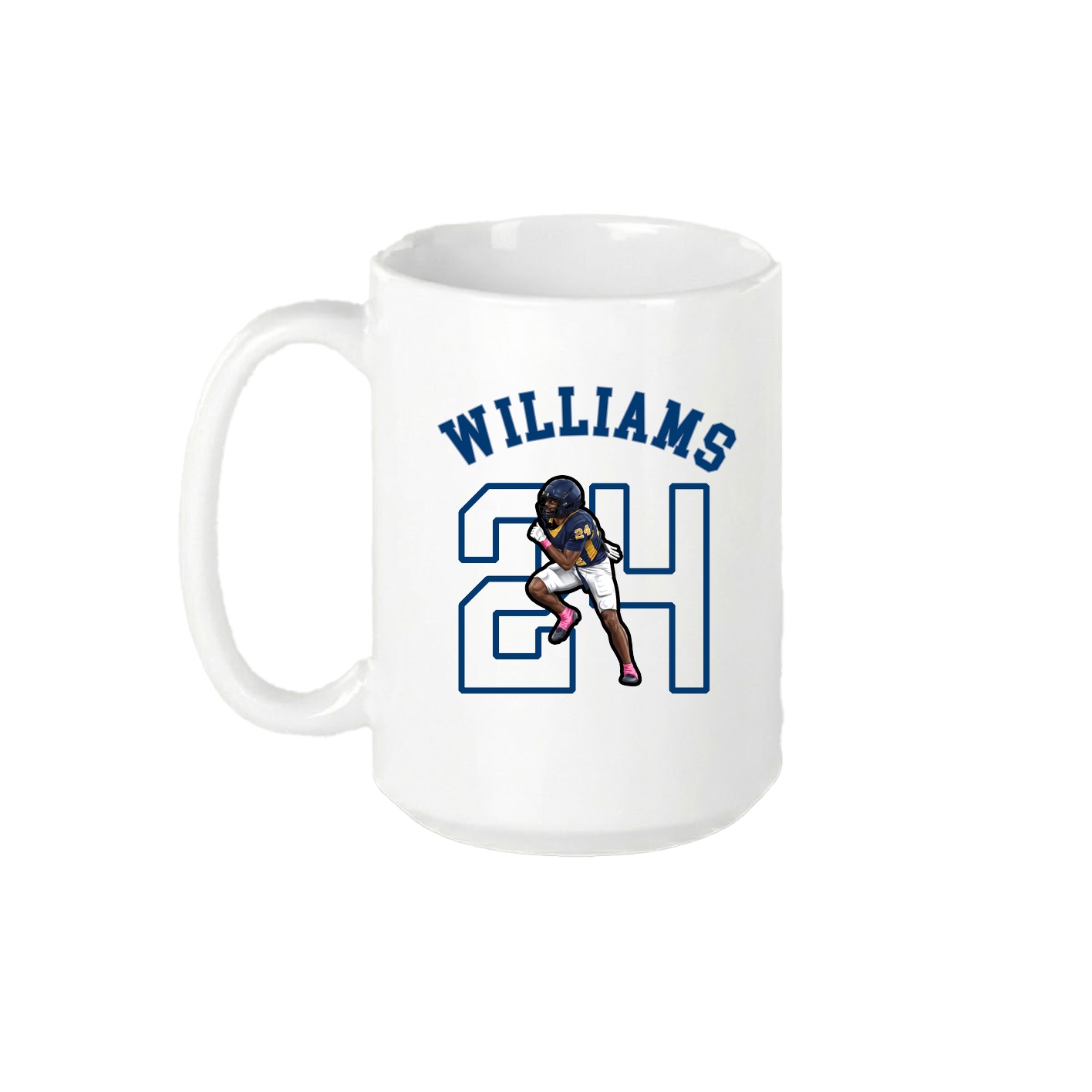 15oz Coffee Mug — Shirsey Arch in White