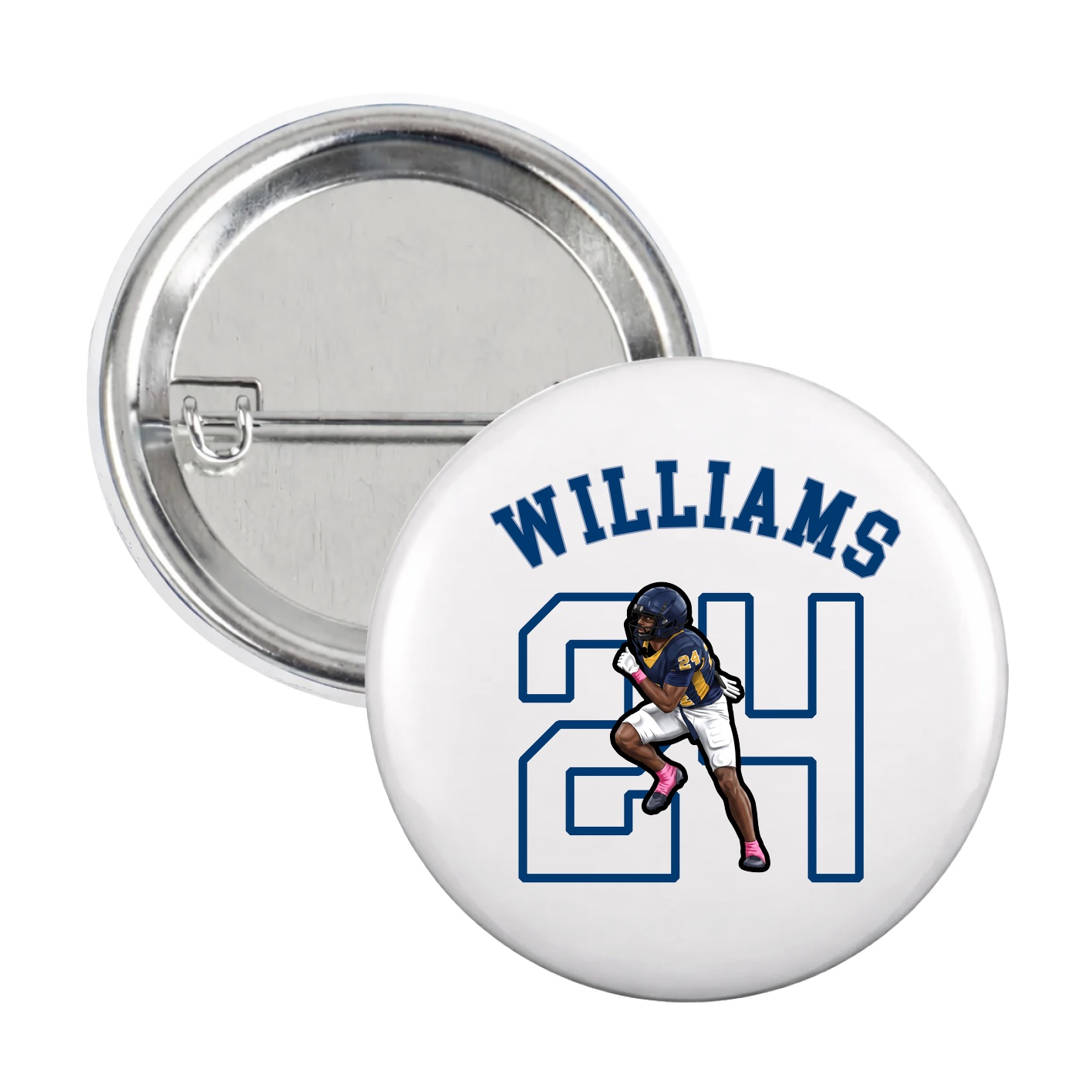 Game Day Button — Shirsey Arch in White