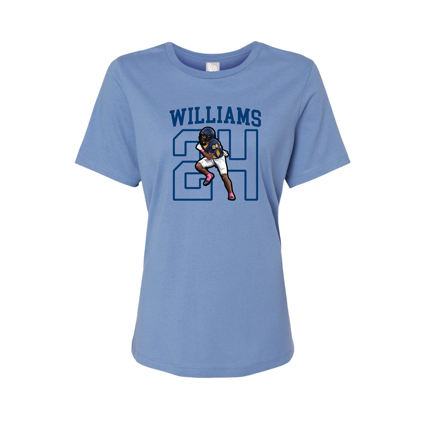 Fitted Women's Tee — Shirsey in Powder Blue