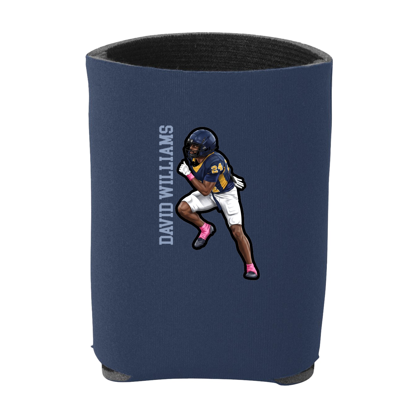 Can Holder — Name Vertical in Navy