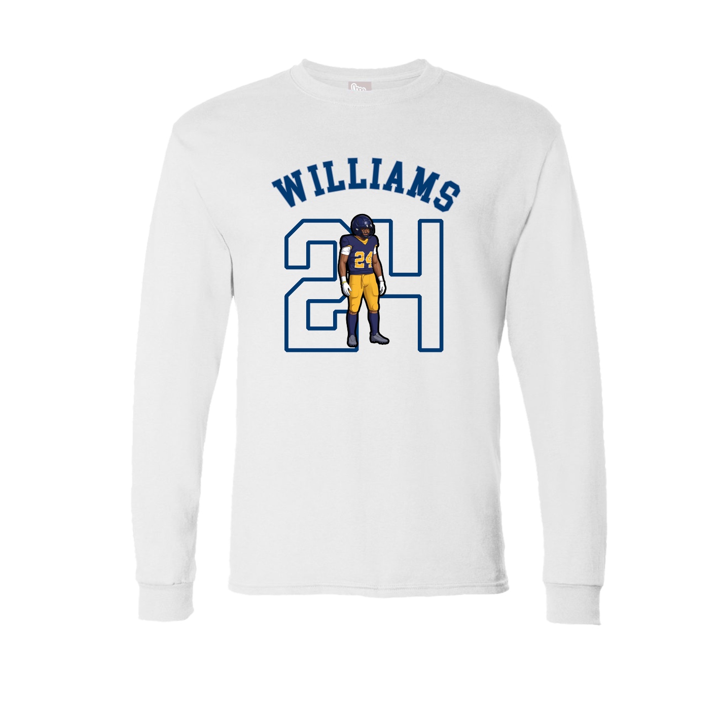 Long Sleeve Tee — Shirsey Arch in White
