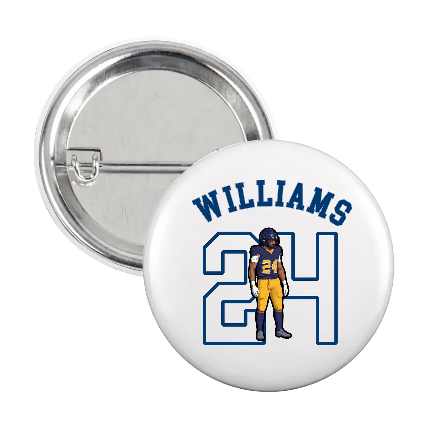 Game Day Button — Shirsey Arch in White
