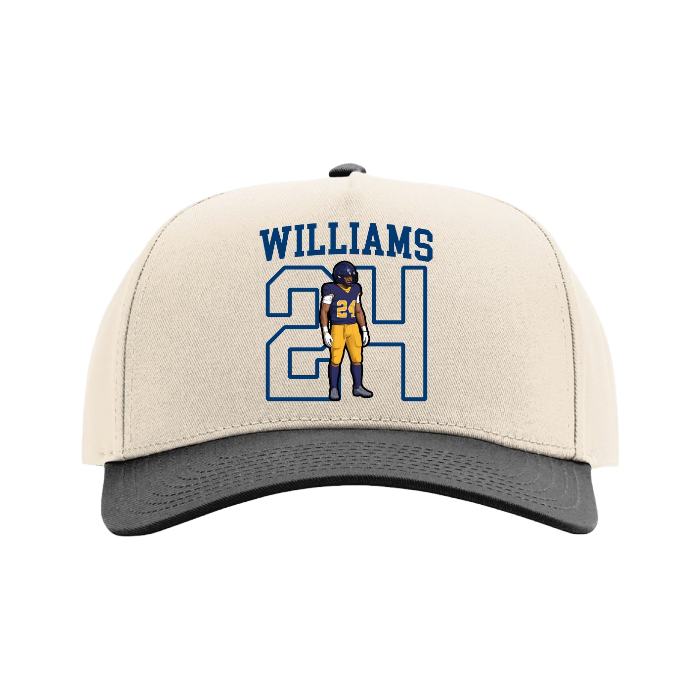 Full Fabric Five-Panel Champ Cap