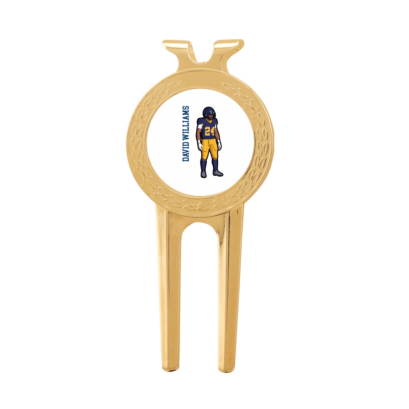 Divot Tool with Ball Marker — Name Vertical in Classic