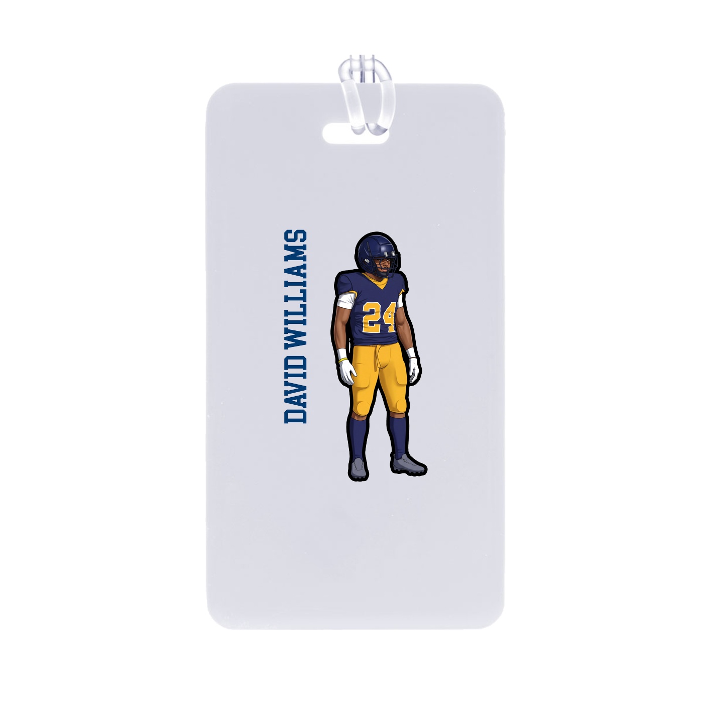 Bag Tag — Name Vertical in Classic