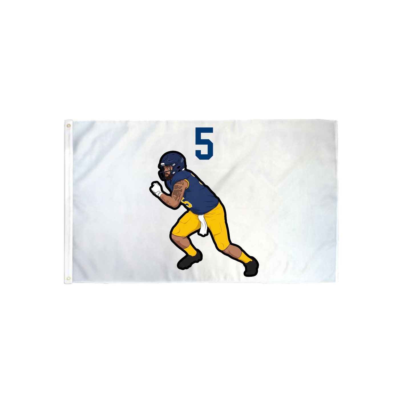 3x5 Flag — Number Top in Classic