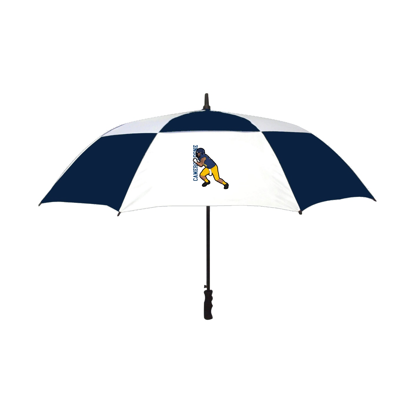Golf Umbrella — Name Vertical in Navy