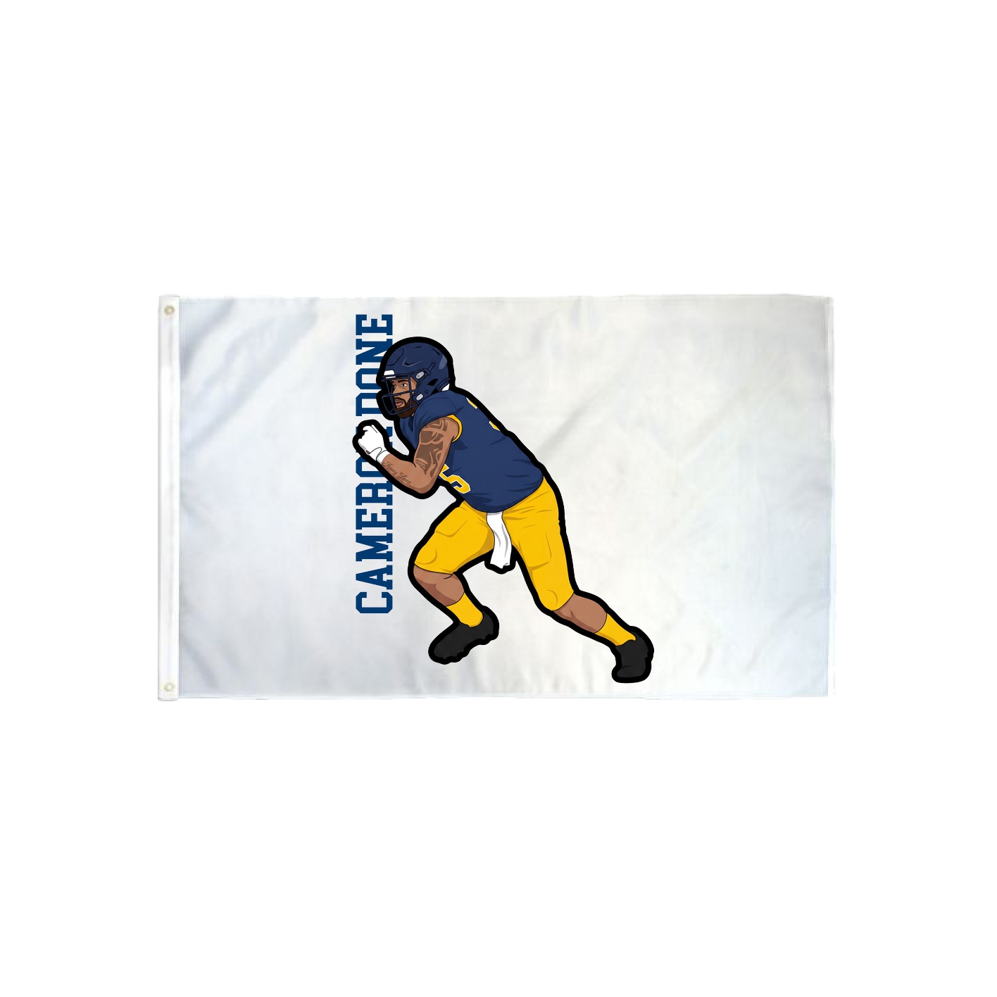 3x5 Flag — Name Vertical in Classic