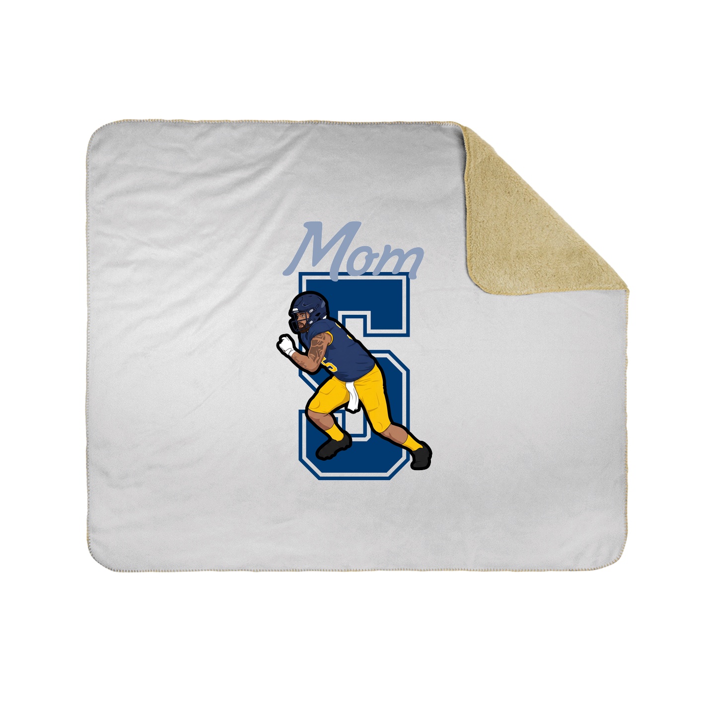 Throw Blanket — Mothers Day Shirsey in White