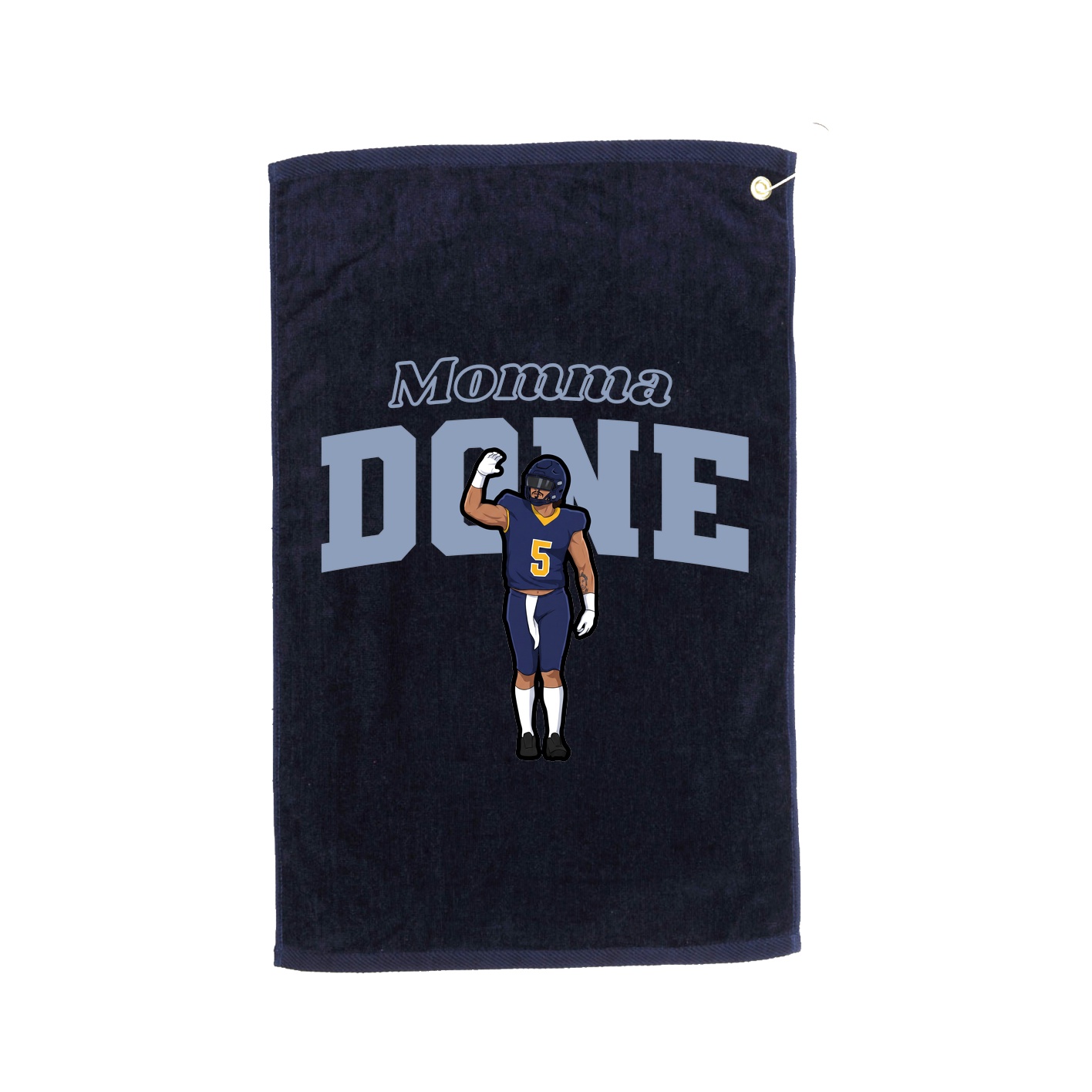 Golf Towel — Mothers Day Block in Navy