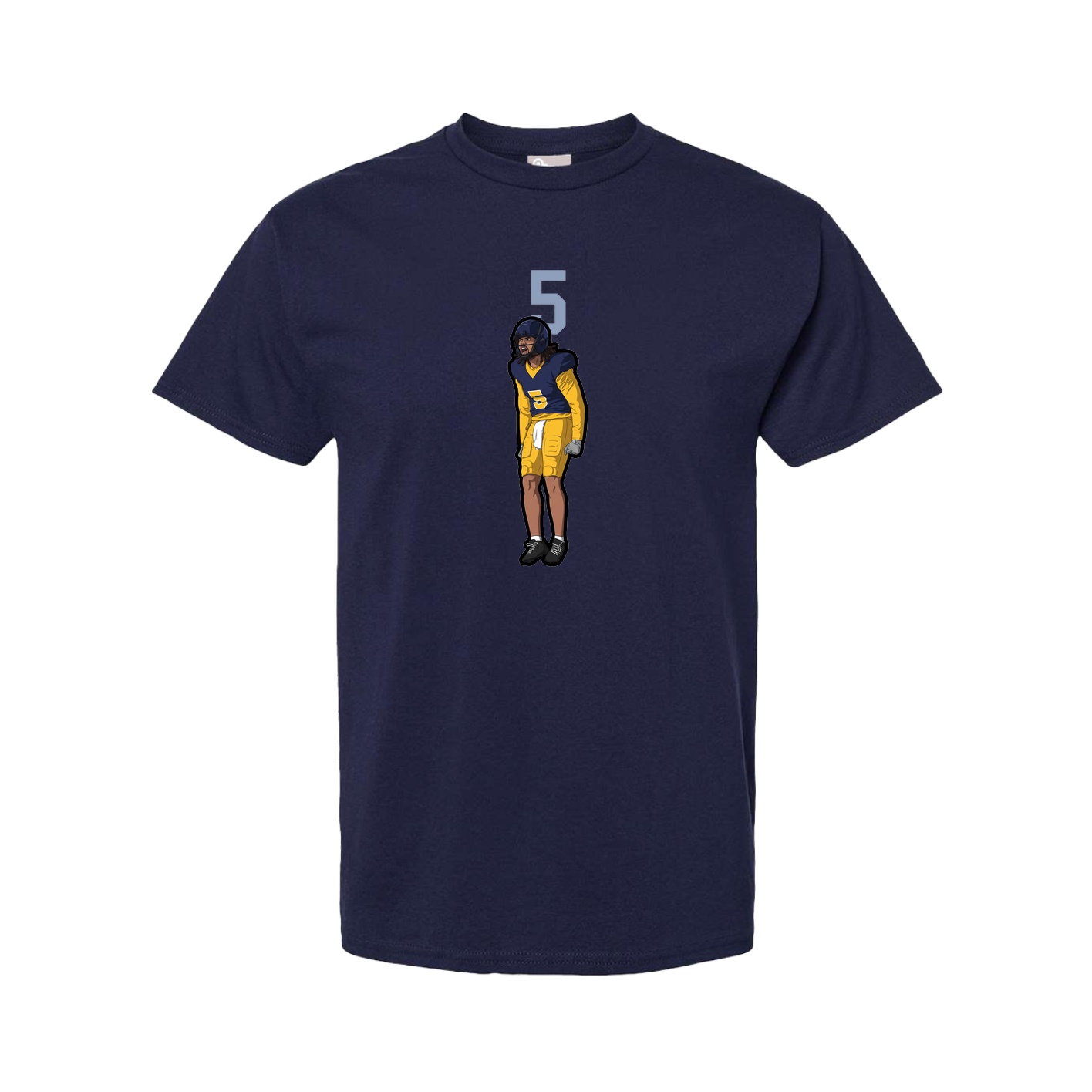Tee — Number Top in Navy