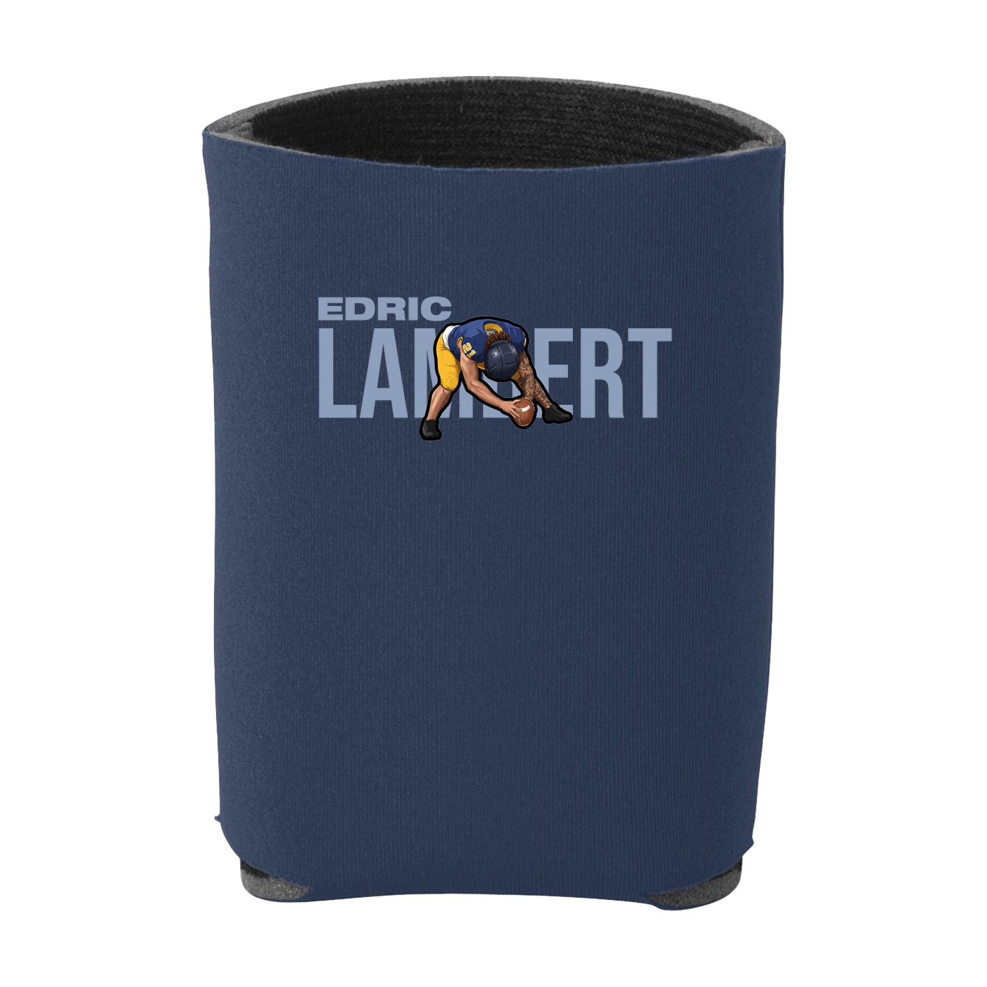 Can Holder — Player Name in Navy