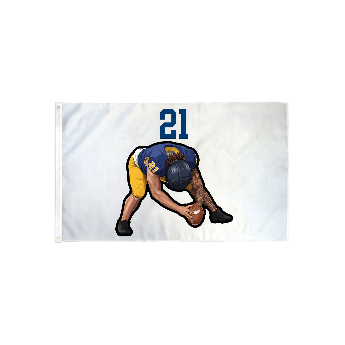 3x5 Flag — Number Top in Classic