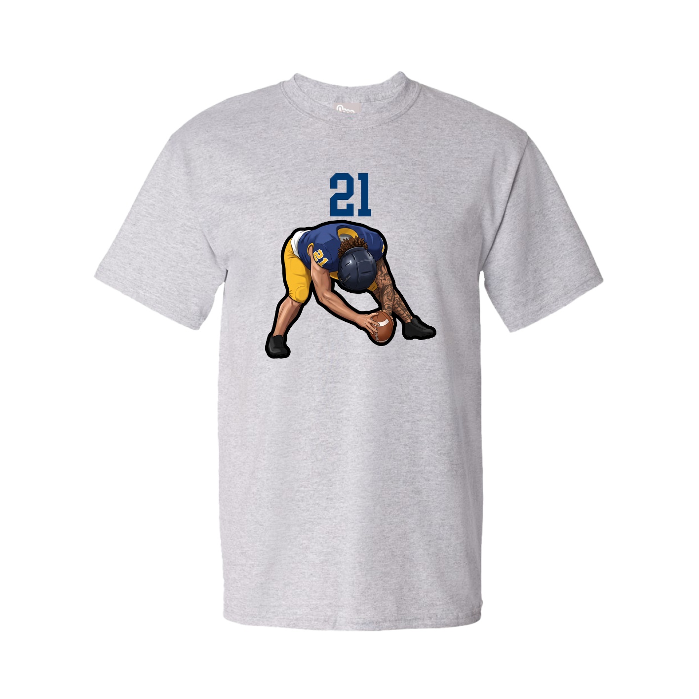 Tee — Number Top in Grey
