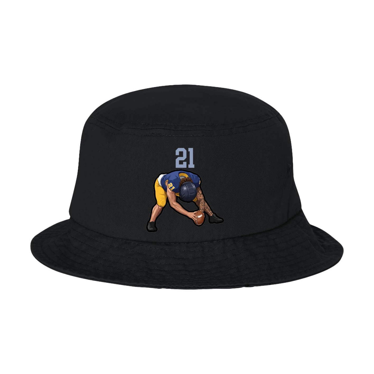 Bucket Cap — Number Top in Black