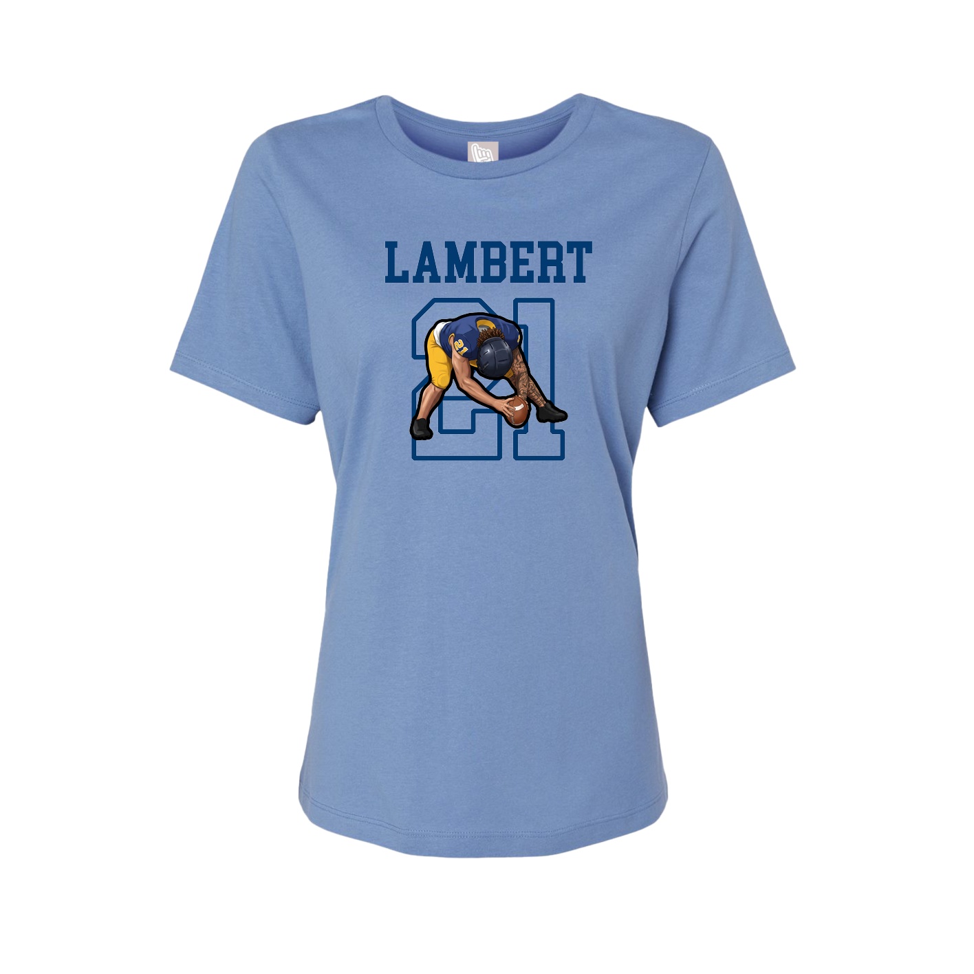 Fitted Women's Tee — Shirsey in Powder Blue