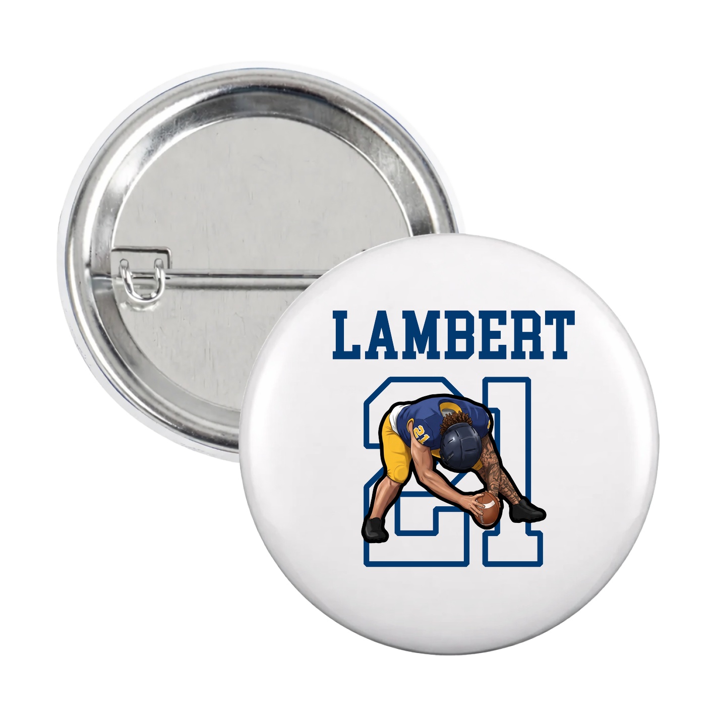 Game Day Button — Shirsey in White