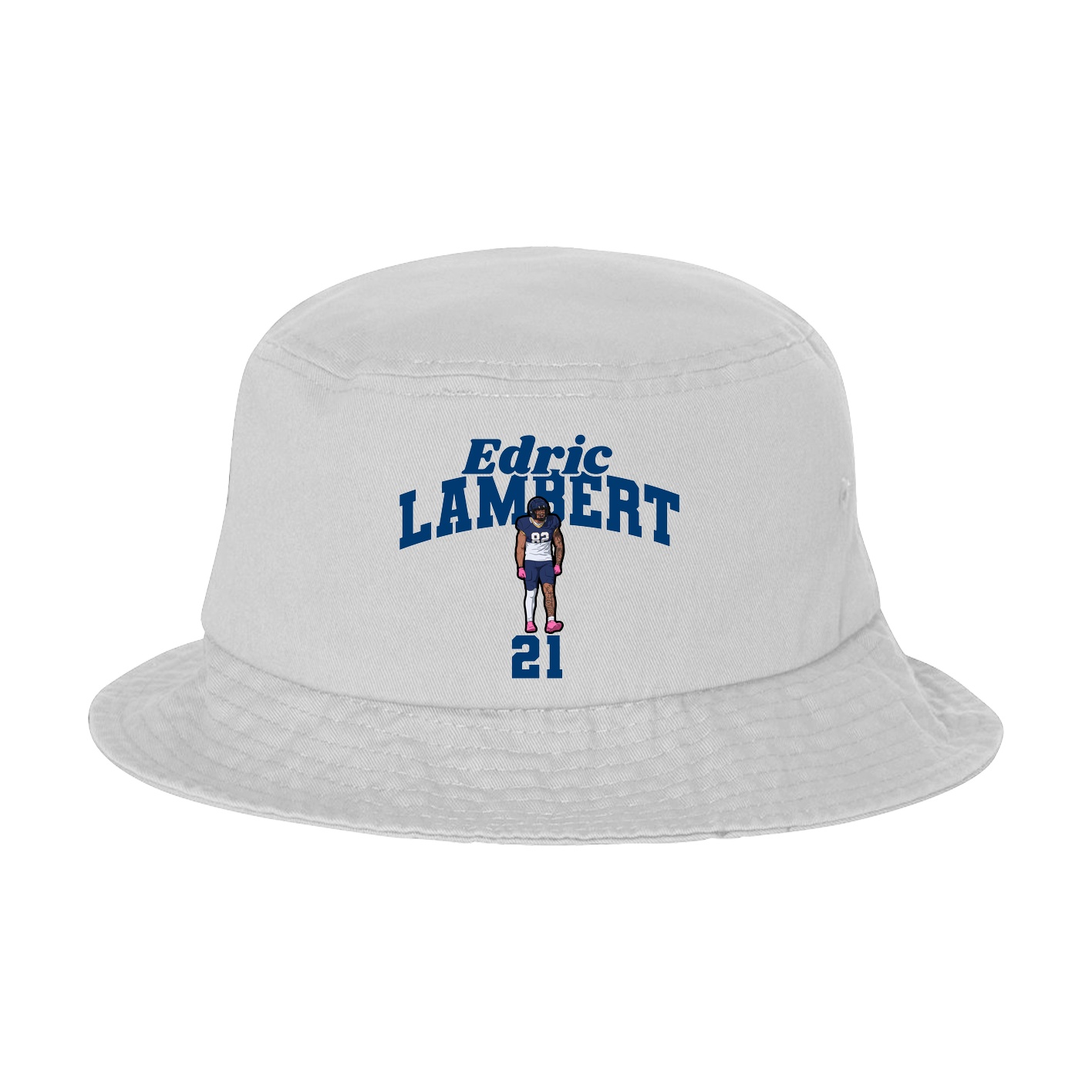 Bucket Cap — Signature Arch in White