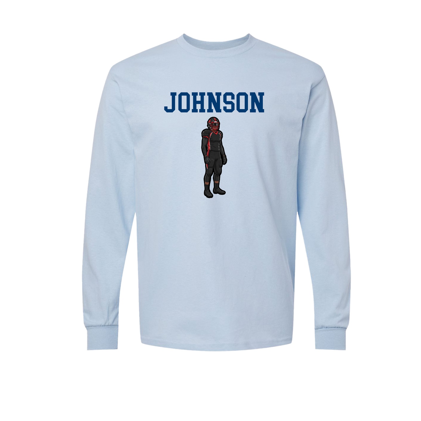 Long Sleeve Tee — Shirsey in Light Blue