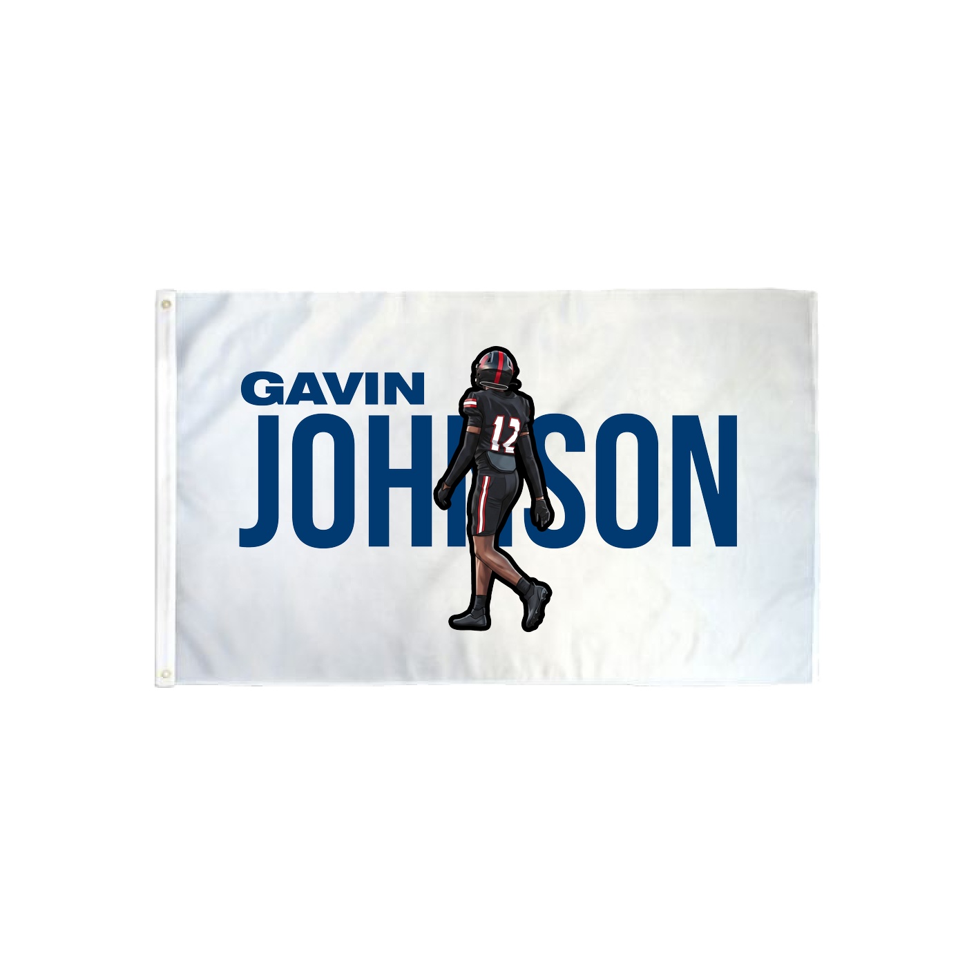 3x5 Flag — Player Name in Classic