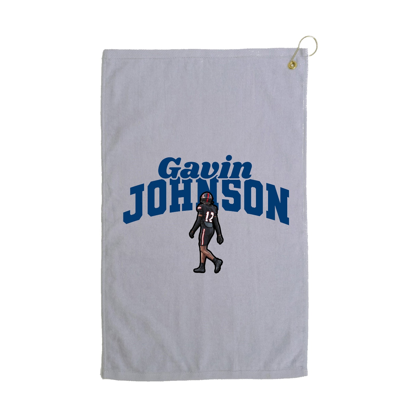 Golf Towel — Signature Arch in Grey