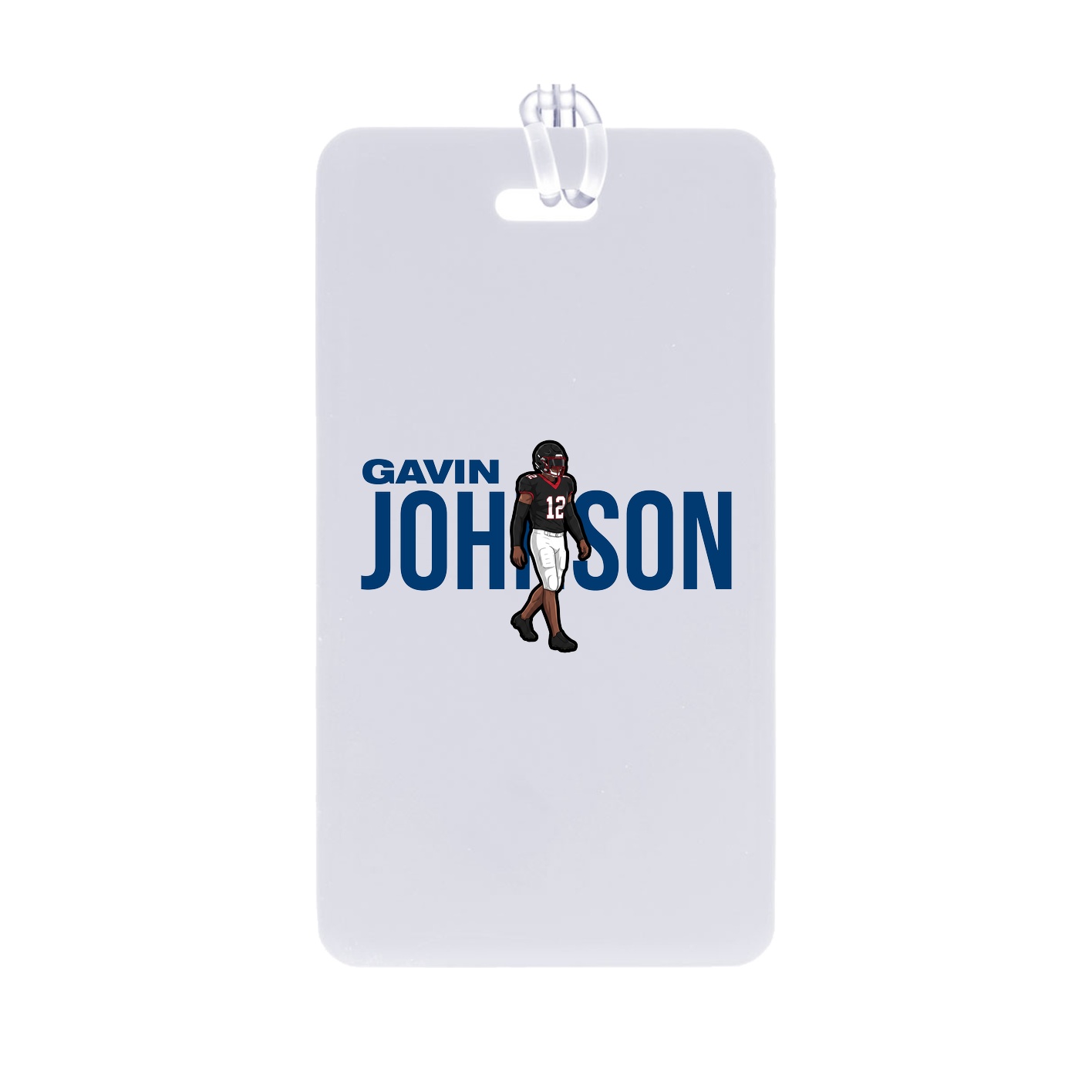Bag Tag — Player Name in Classic
