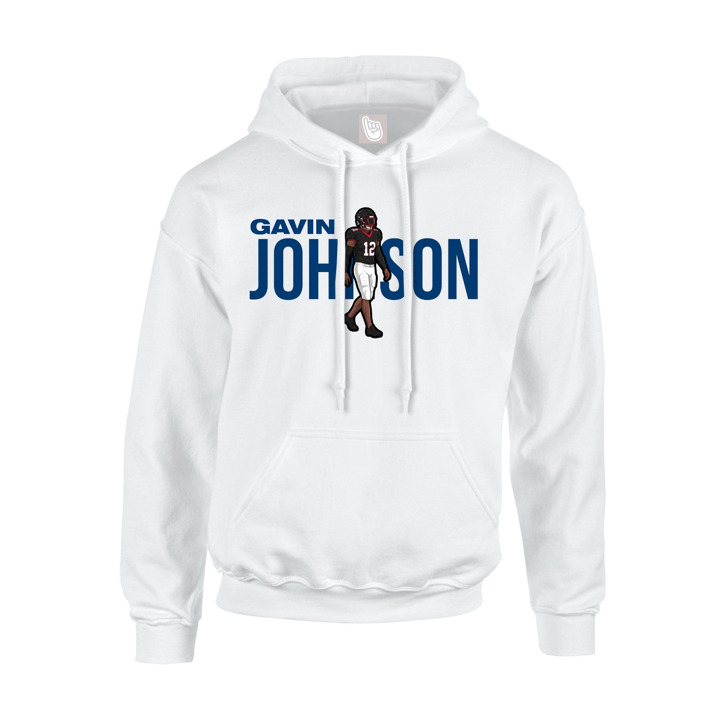 Hoodie — Player Name in White