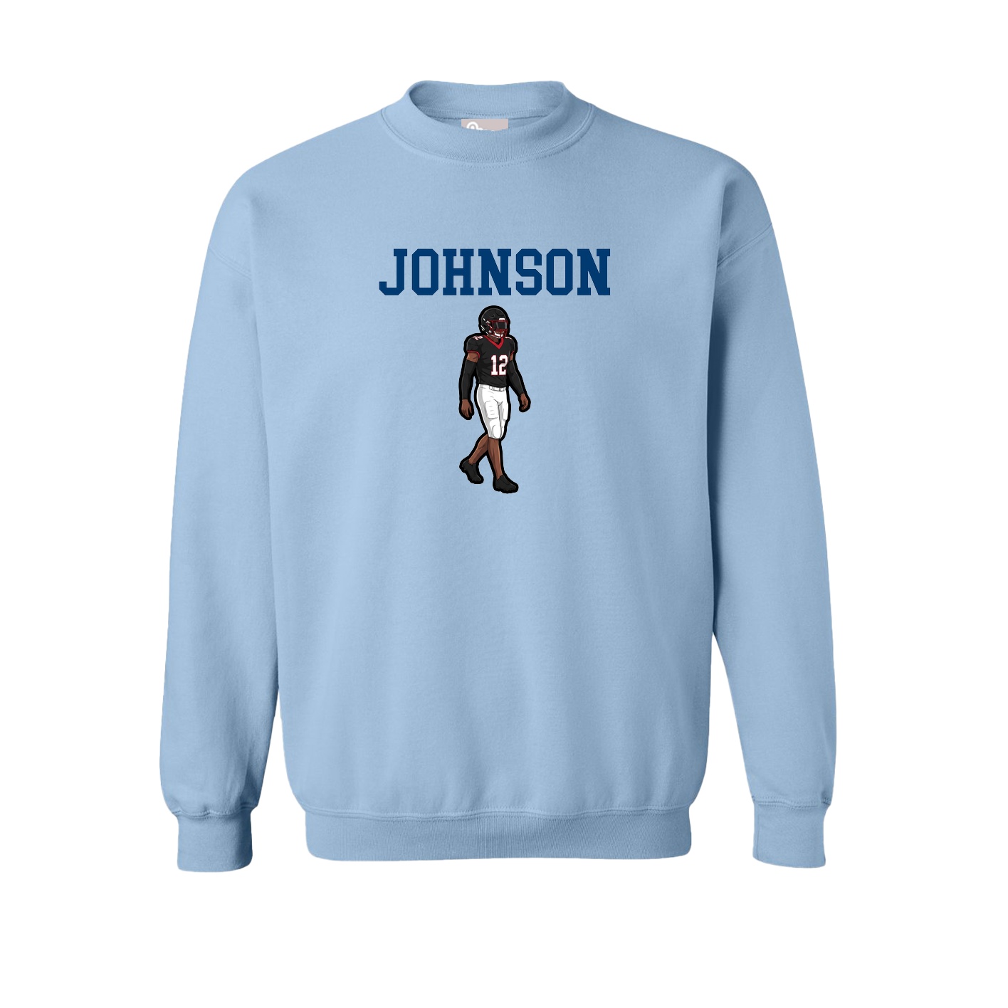 Fleece Crew — Shirsey in Light Blue